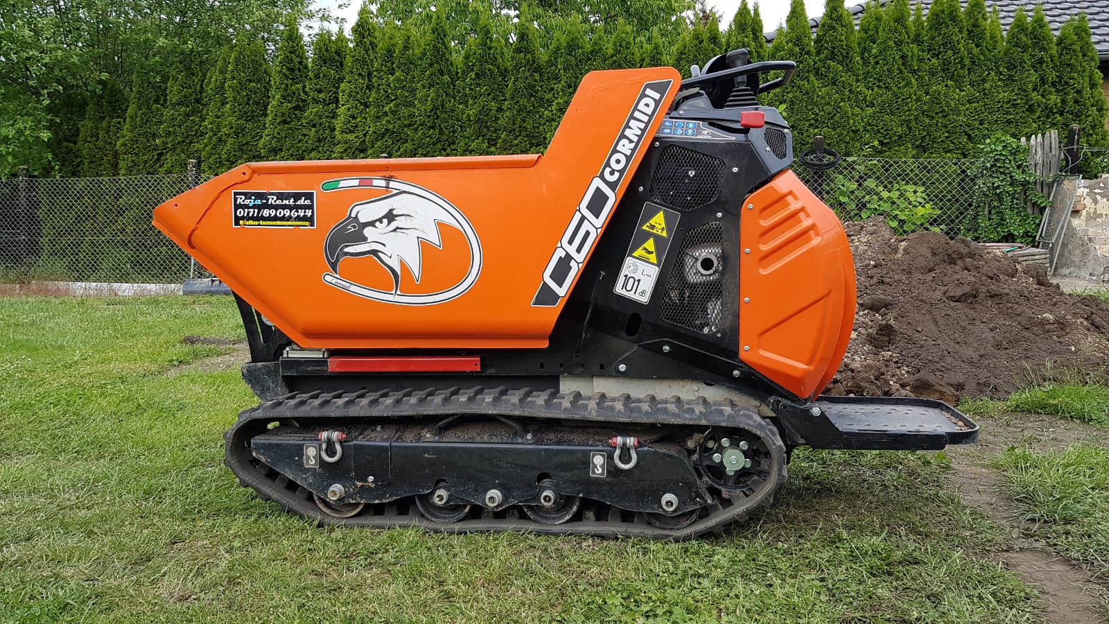 Minidumper im Einsatz